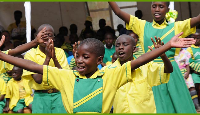 Happy children from Child Africa