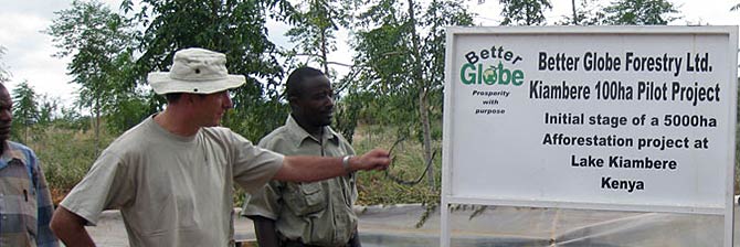 Kiambere 100ha pilot project at Lake Kiambere, Kenya