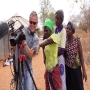 Jan-Tore Ovrevik showing films to locals