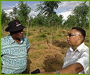 KenGen on Better Globe Forestry visit in Nyongoro