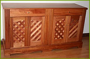 Cupboard made of mukau tree