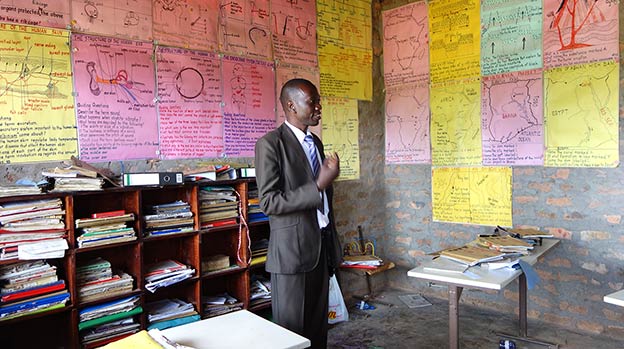 Classroom at Equator School, Uganda