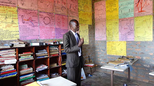 Classroom at Equator School, Uganda Classroom at Equator School, Uganda